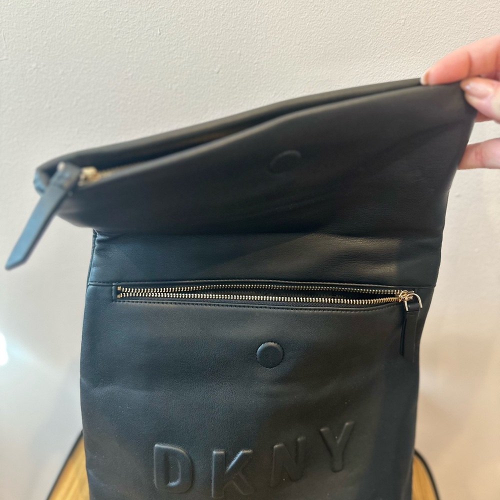 Dkny Leather Backpack - image 2